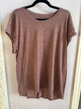 Lululemon Open Back Tshirt Size 12